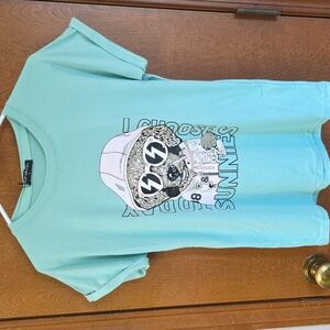 Mint Green Graphic T-Shirt